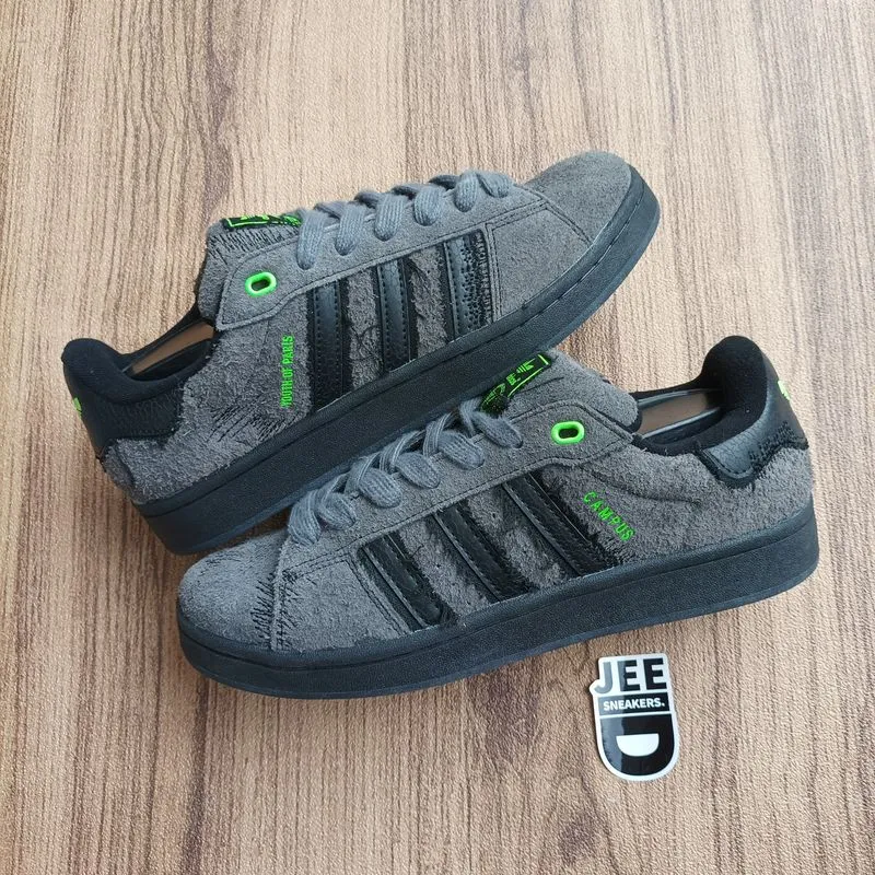 Adidas Emo Casual Sneakers Pria black gray photo 1