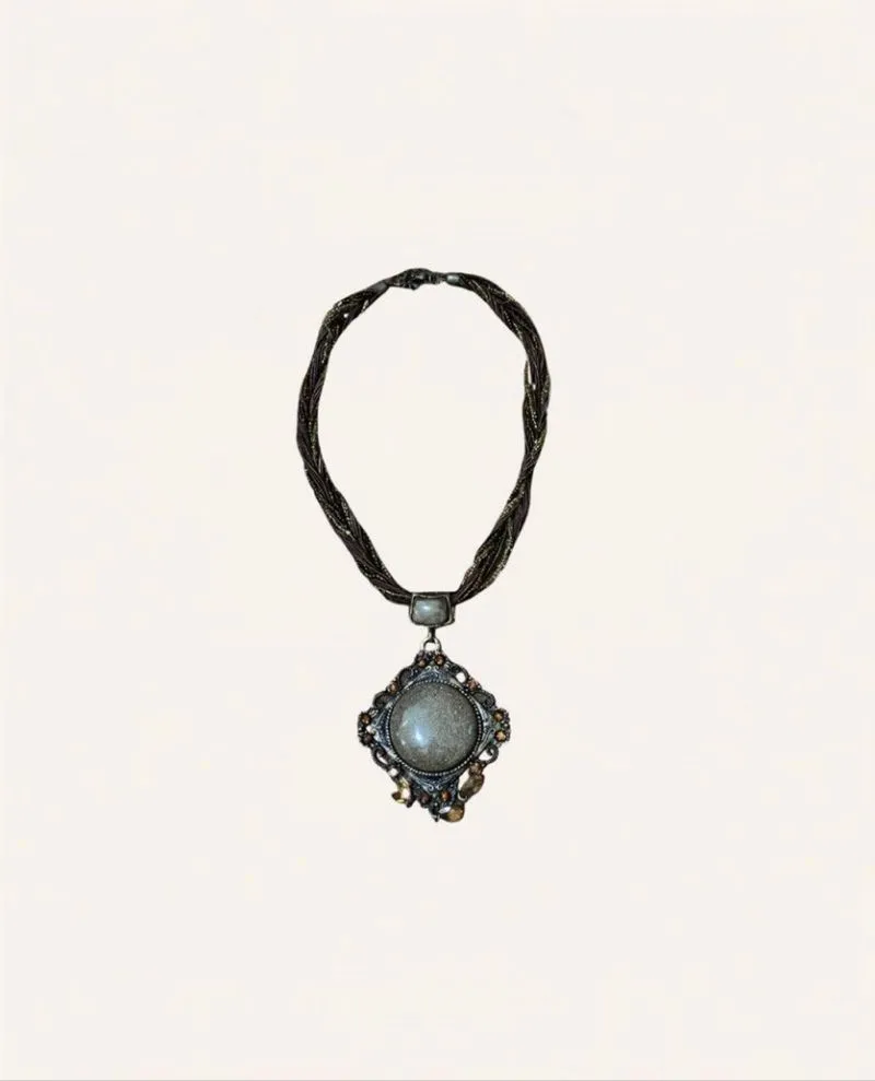 Kalung Vintage Kalung Batu Aksesoris Fashion photo 1