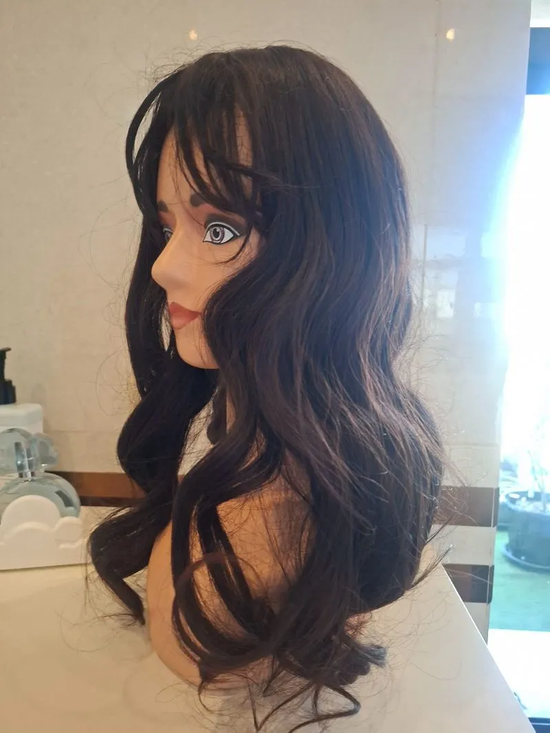 Jual wig curhat  bekas konten warna coklat photo 1