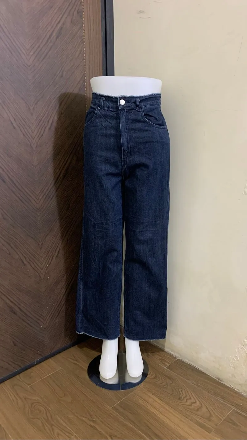 GU WIDE LEG DARK NAVY photo 1