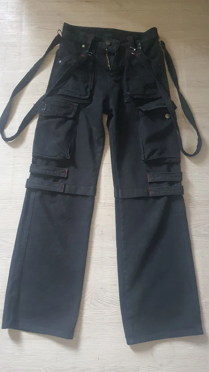 [Weird Jeans x Veltro Denim] Madness Black - cargo baggy photo 1