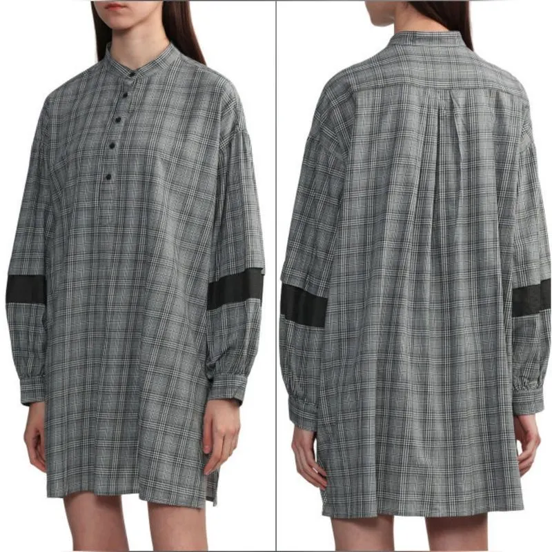 AMERICAN HOLIC plaid top shirt dress tunic photo 1