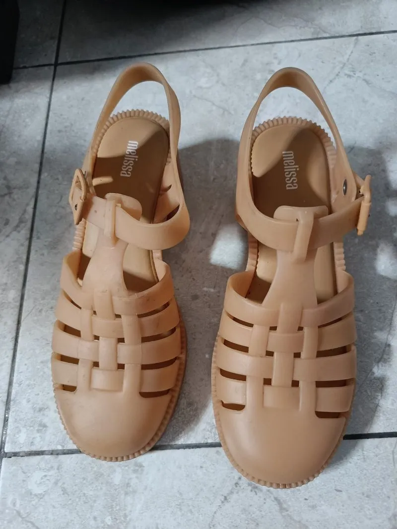 Sepatu Melissa Id Heel Ad Beige Size EU 40 Like New photo 1