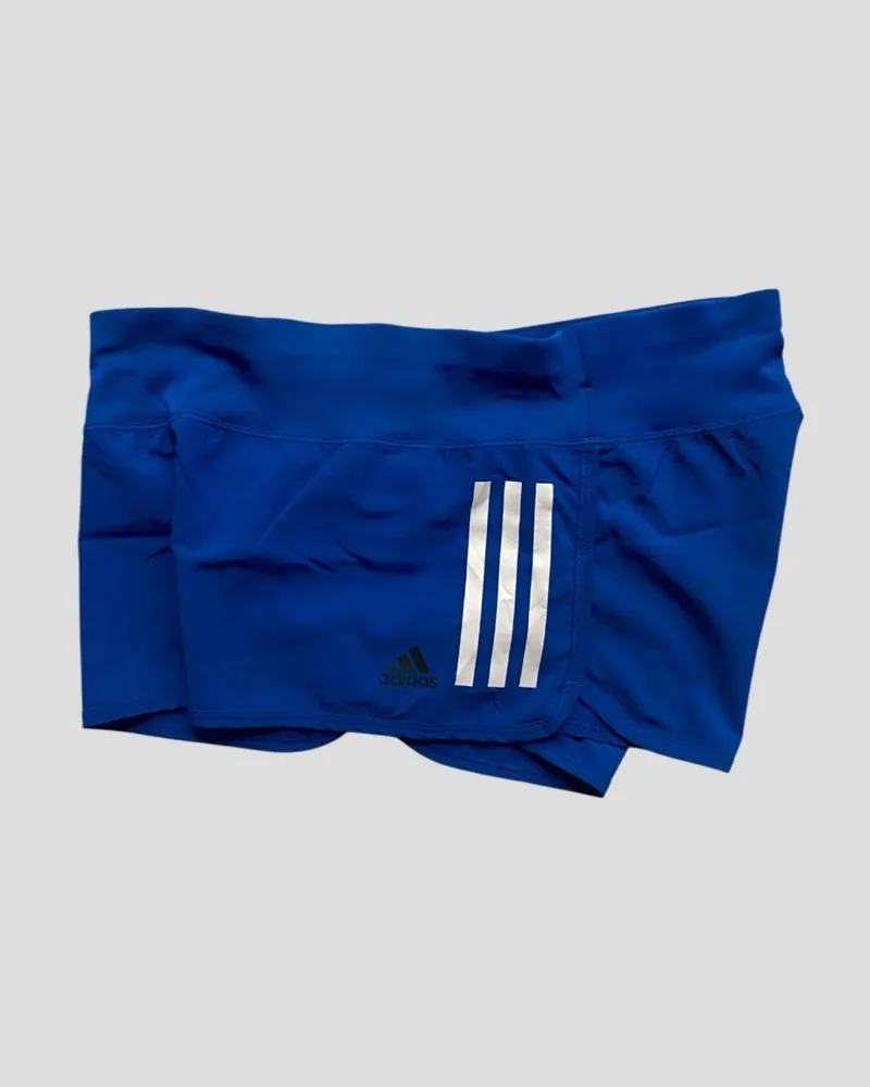 Adidas Blue Gym Running Sport Short Pants Climalite 3Stripes photo 1