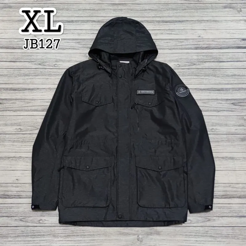 Casual Windbreaker Pria black photo 1