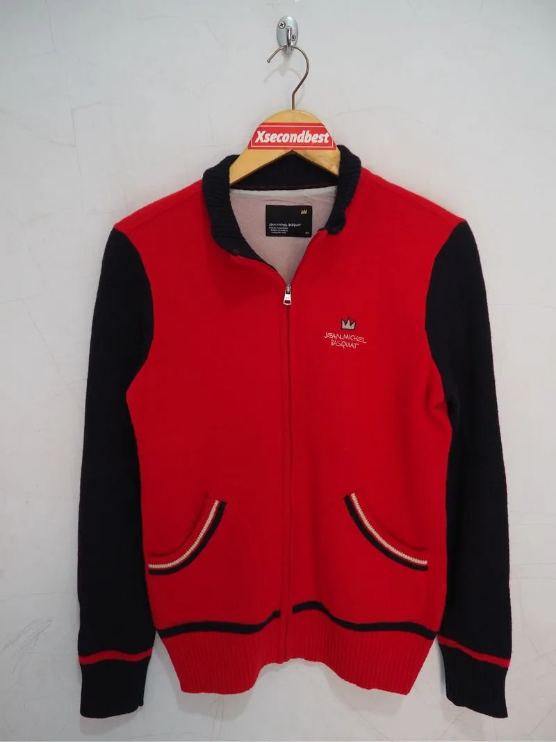 JEANS MICHEL BASQUIAT FULLZIP KNIT SWEATER photo 1