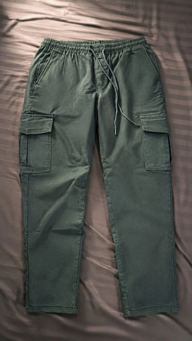 Celana Cargo Pinggang Karet photo 1