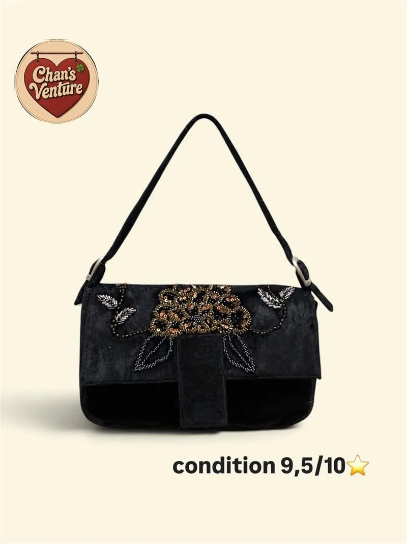 Beaded Embroidered Shoulder Bag photo 1