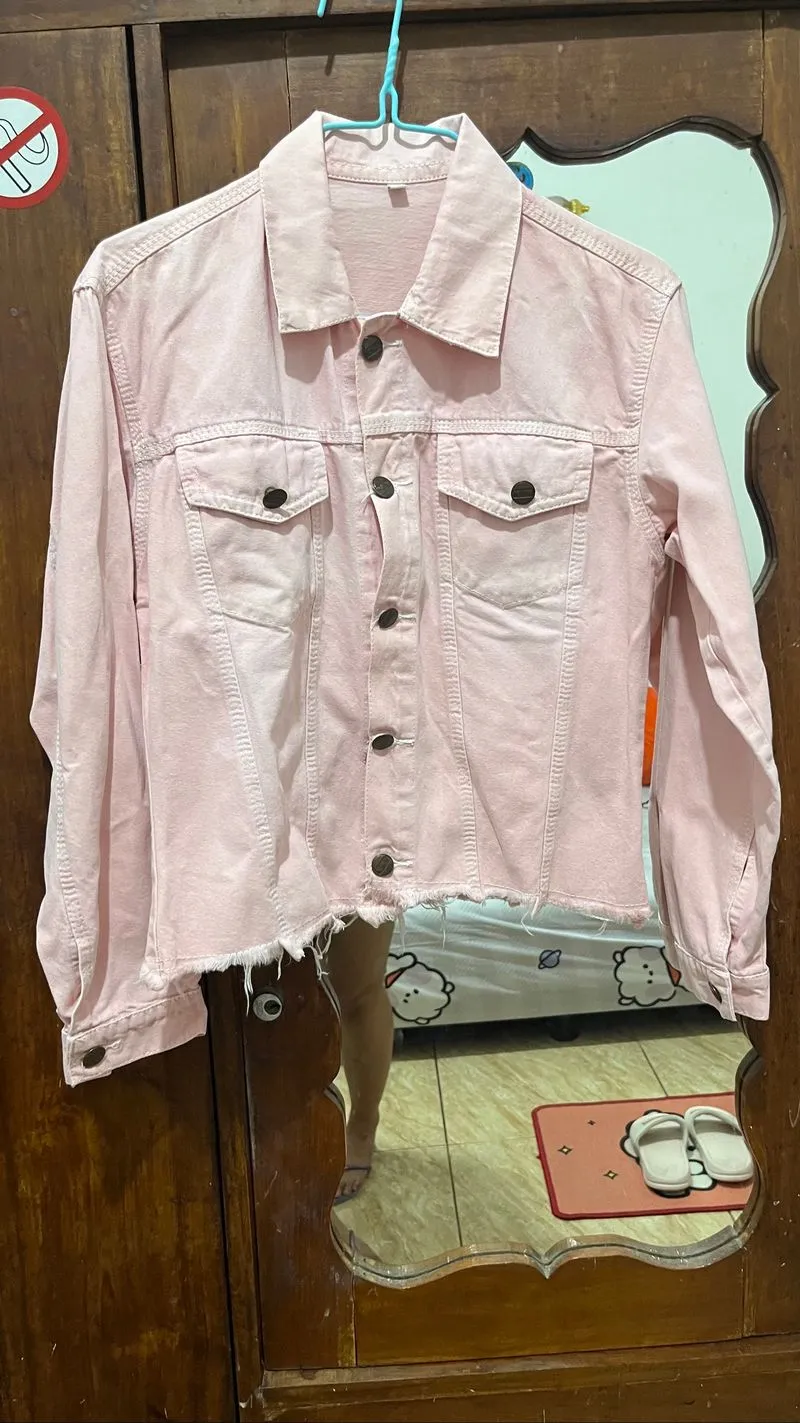 Jaket Denim Pink photo 1