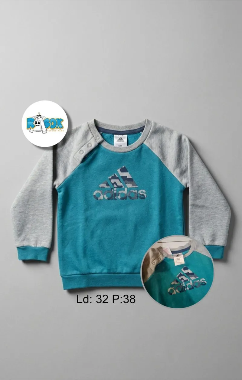 Adidas crewneck anak 2 warna keren photo 1