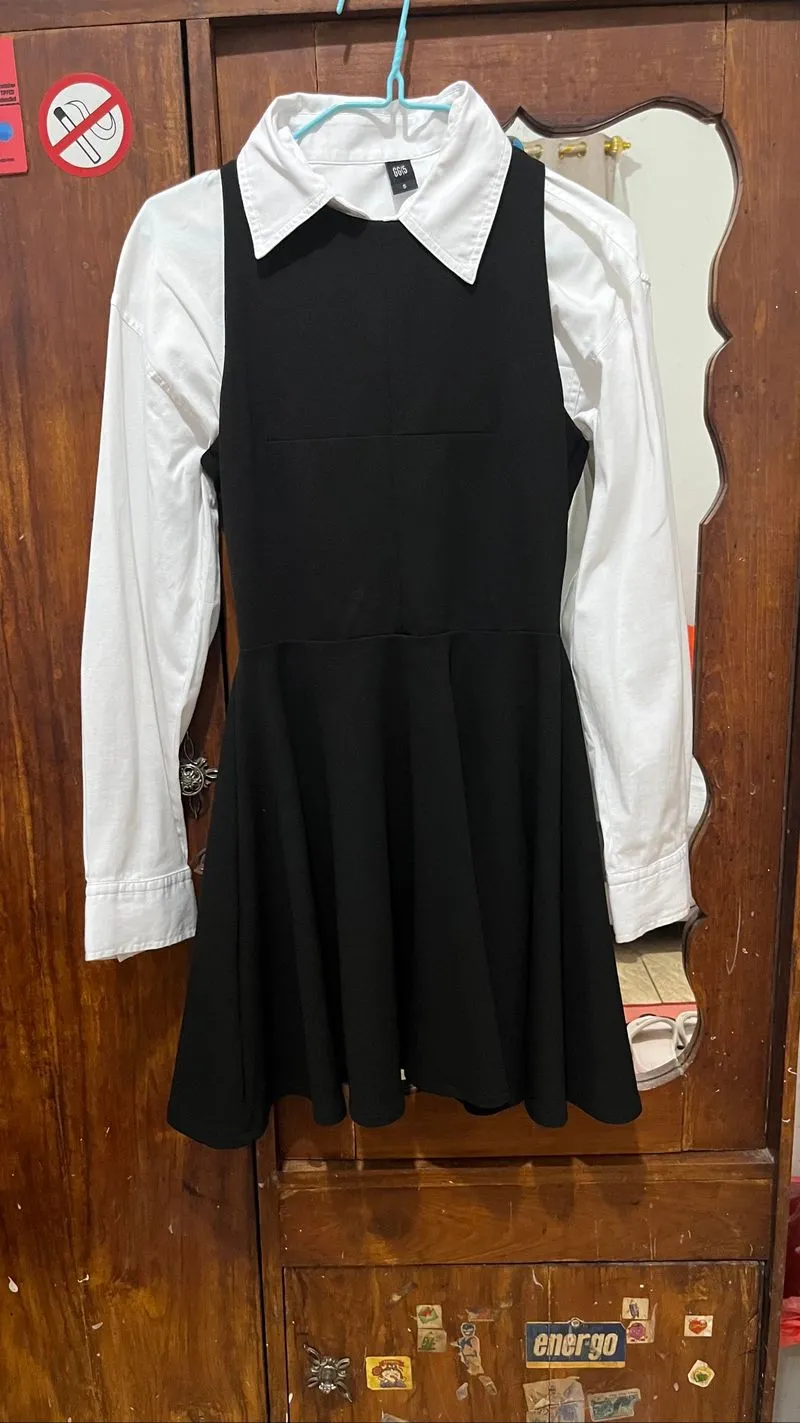 One set kemeja GG 5 & mini dress The Editor’s Market photo 1