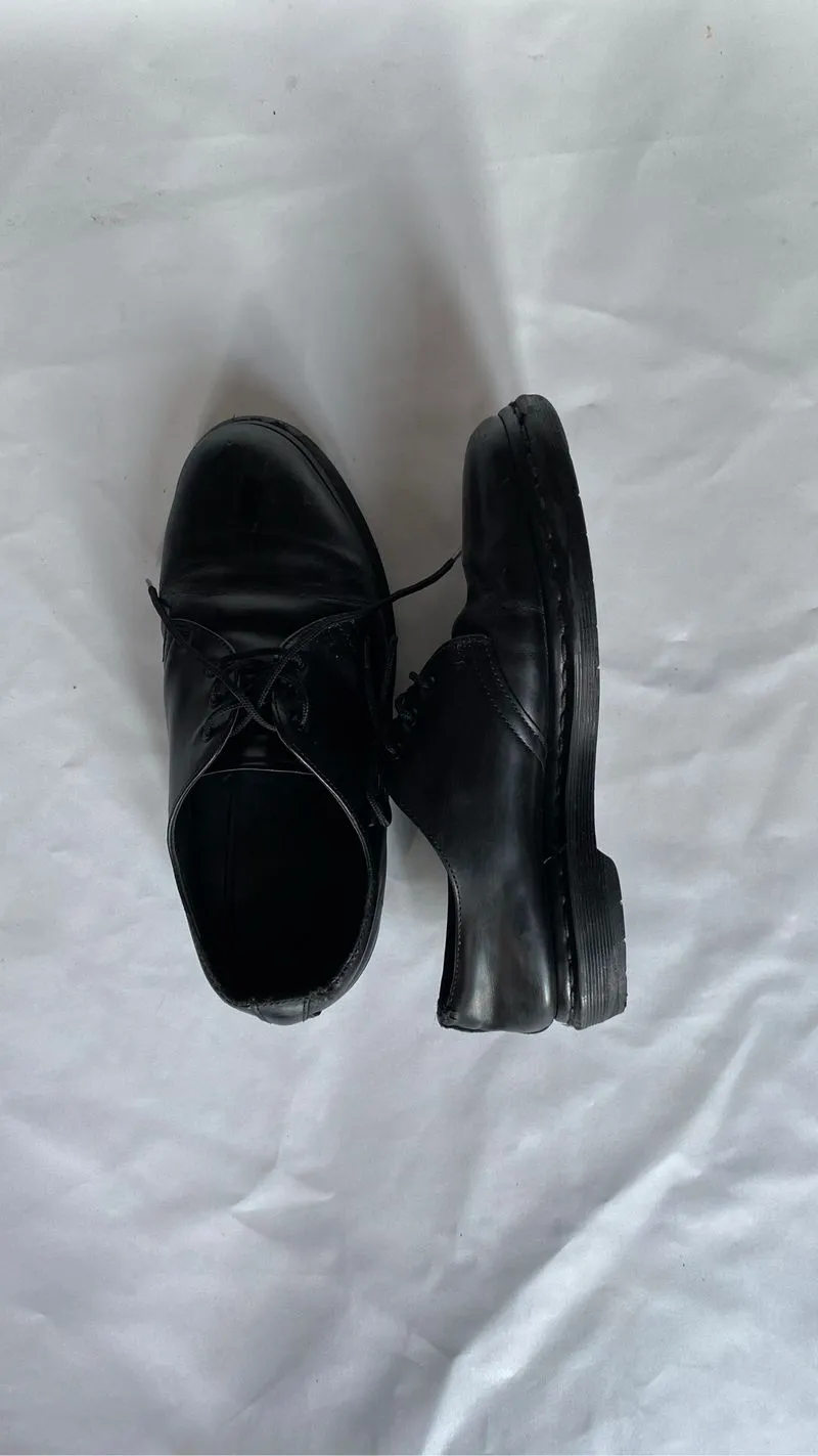 docmart 1461 mono black smooth  photo 1