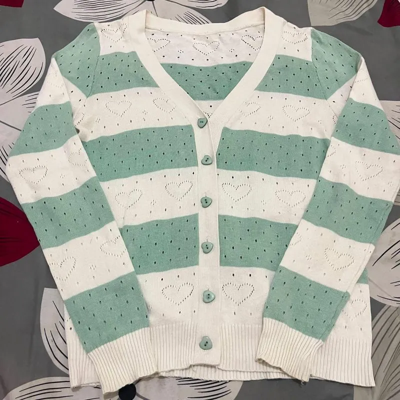 Cardigan rajut cutbol photo 1