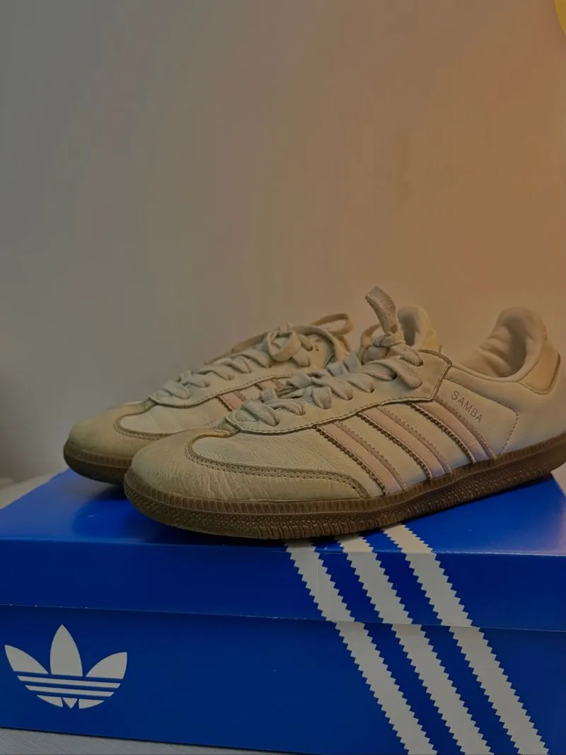 adidas samba cloud white wonder quartz womens photo 1