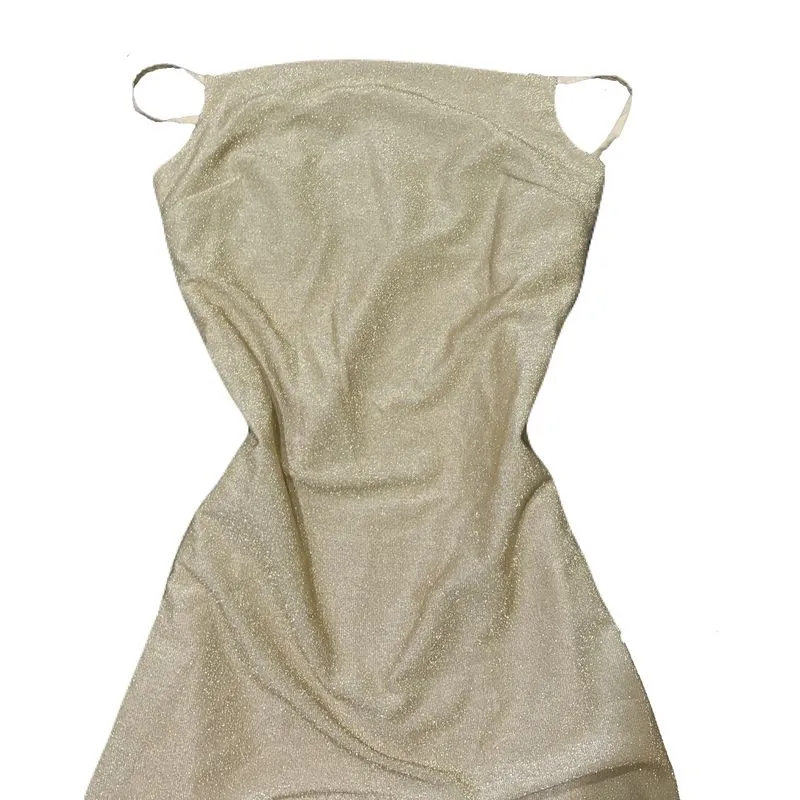 Luxury Avant Garde Evening dress Wanita gold photo 1