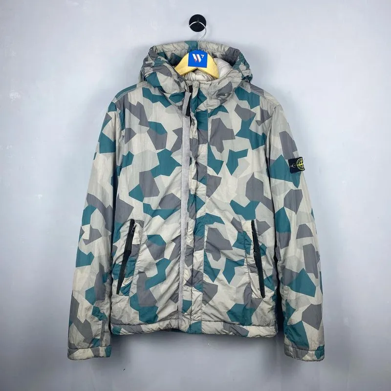 Stone Island Vintage Casual Bomber jacket Wanita white blue photo 1