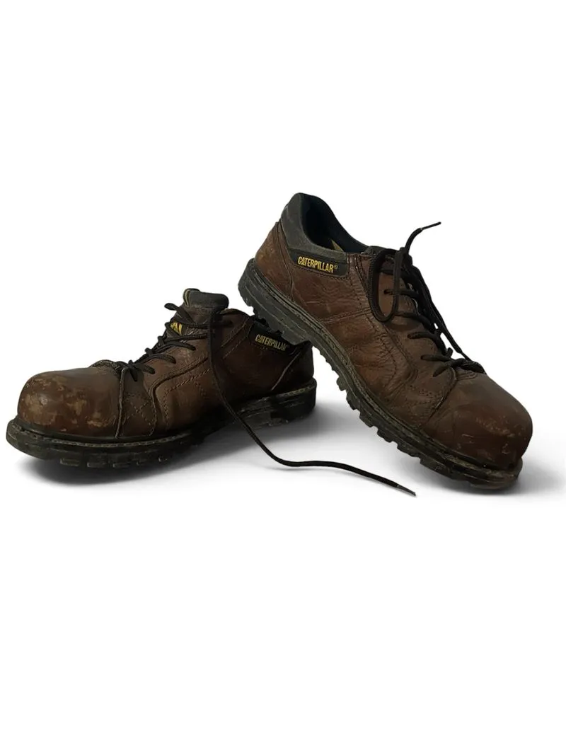 Caterpillar steel toe leather photo 1