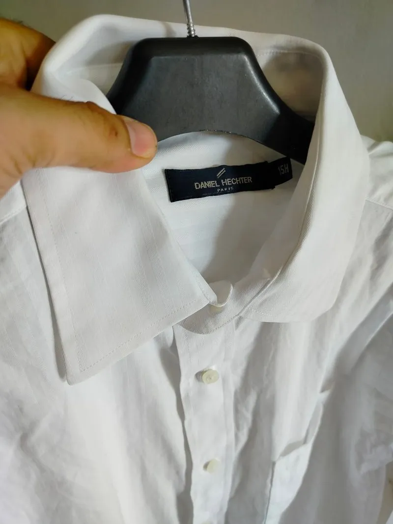 kemeja pria SIZE M putih Daniel Hector branded photo 1