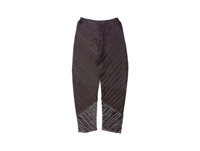 Pleated two tone pants photo 1