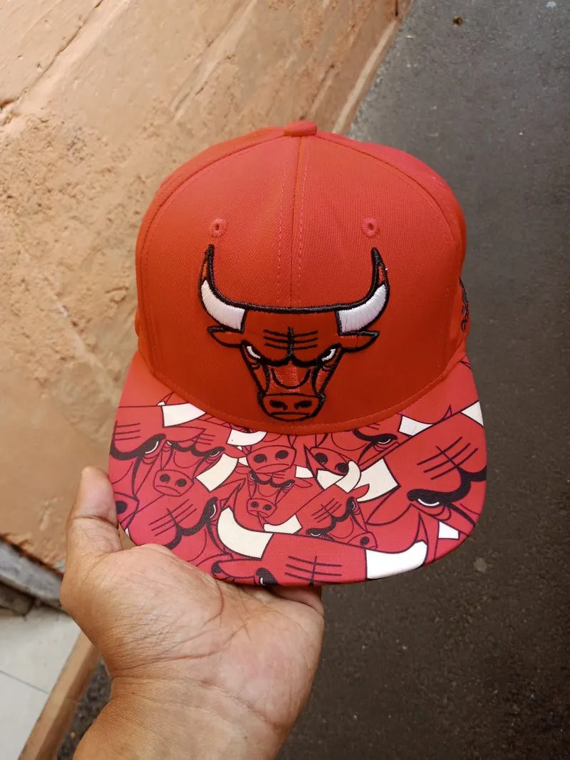 Topi Snapback Adidas x Chicago bulls second original photo 1