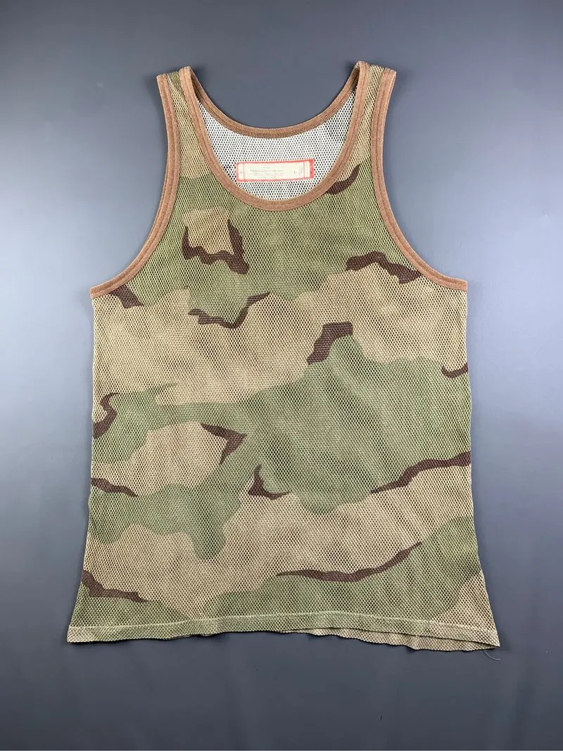 2000s Desert Camo Fish Net Tanktop (L) photo 1