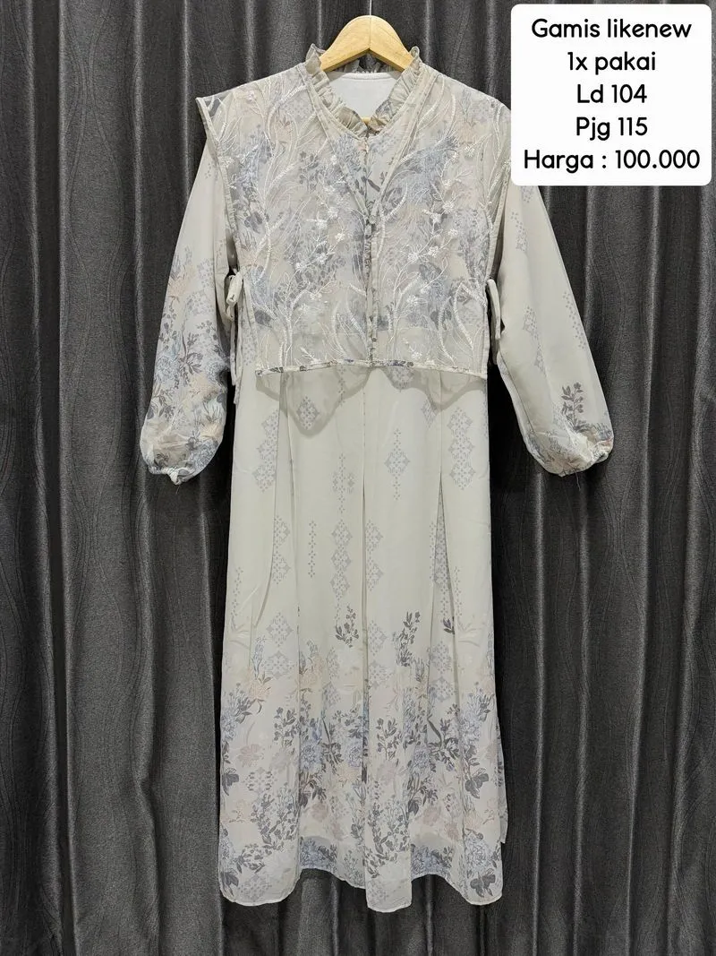 Gamis rompi wanita photo 1