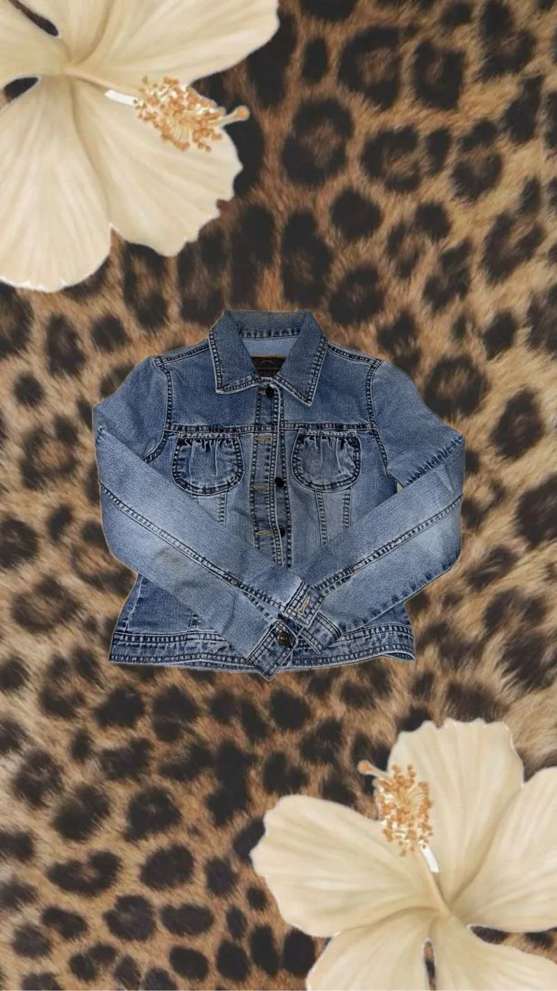 denim jacket slim fit photo 1