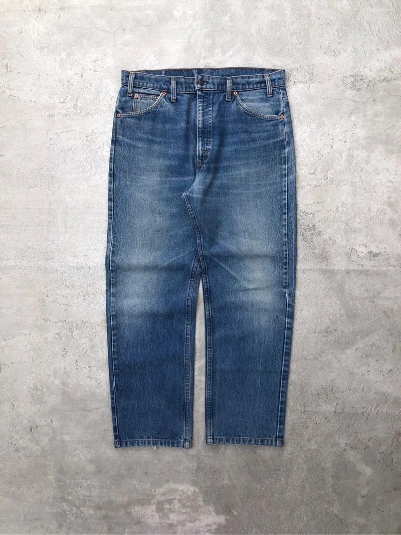 80s LEVI'S 505-0217 Orange Tab SCOVILL Zipper - Made in USA  photo 1