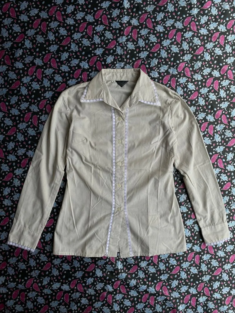 Kemeja Wanita Slim Fit Lengan Panjang photo 1