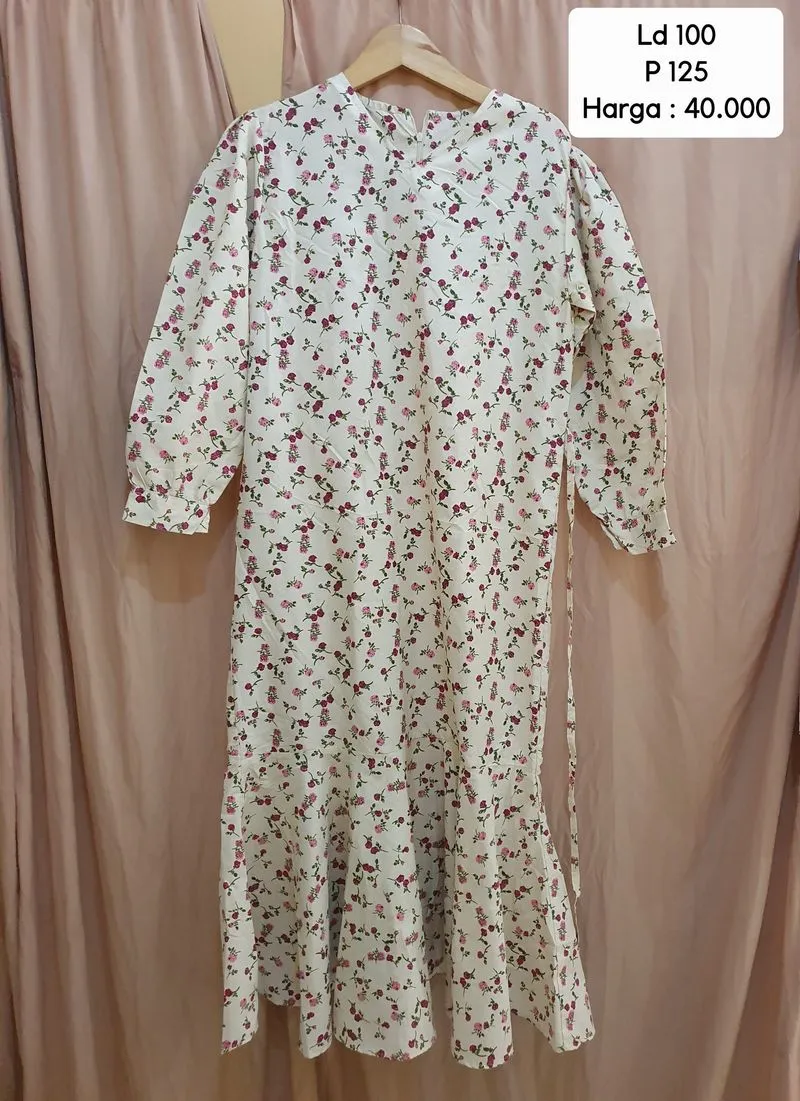 Gamis floral photo 1