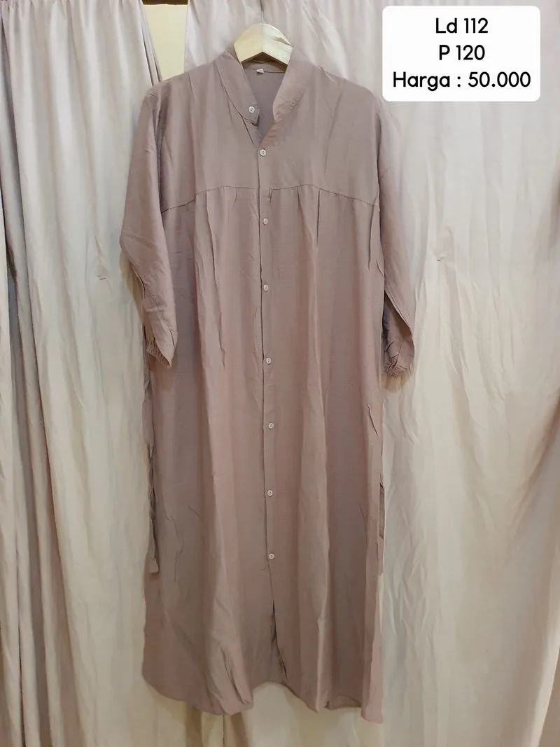 Gamis polos wanita photo 1