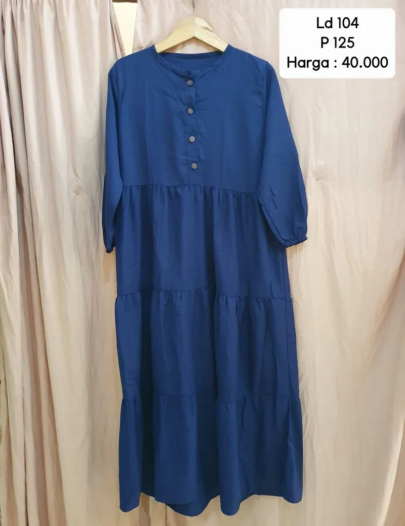 Gamis polos wanita photo 1