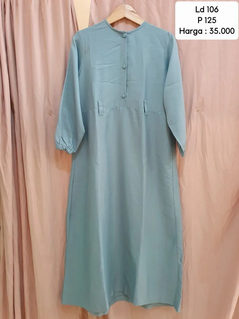 Gamis polos wanita photo 1
