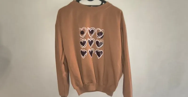 Sweater crewneck latte photo 1