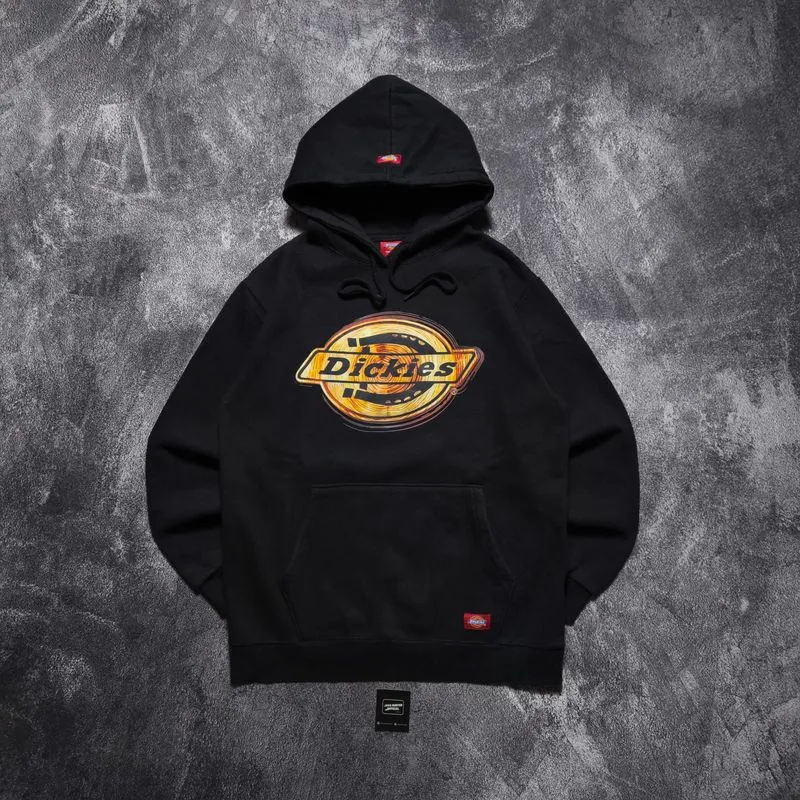 HOODIE DICKIES BIG LOGO BLACK photo 1