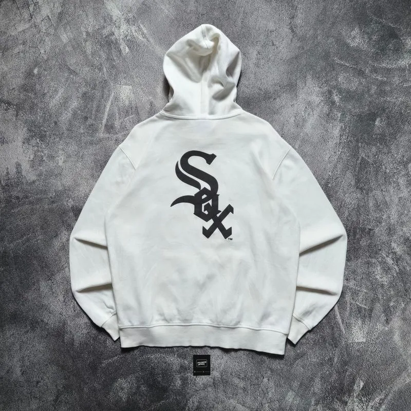 HOODIE NEW ERA SOX WHITE photo 1