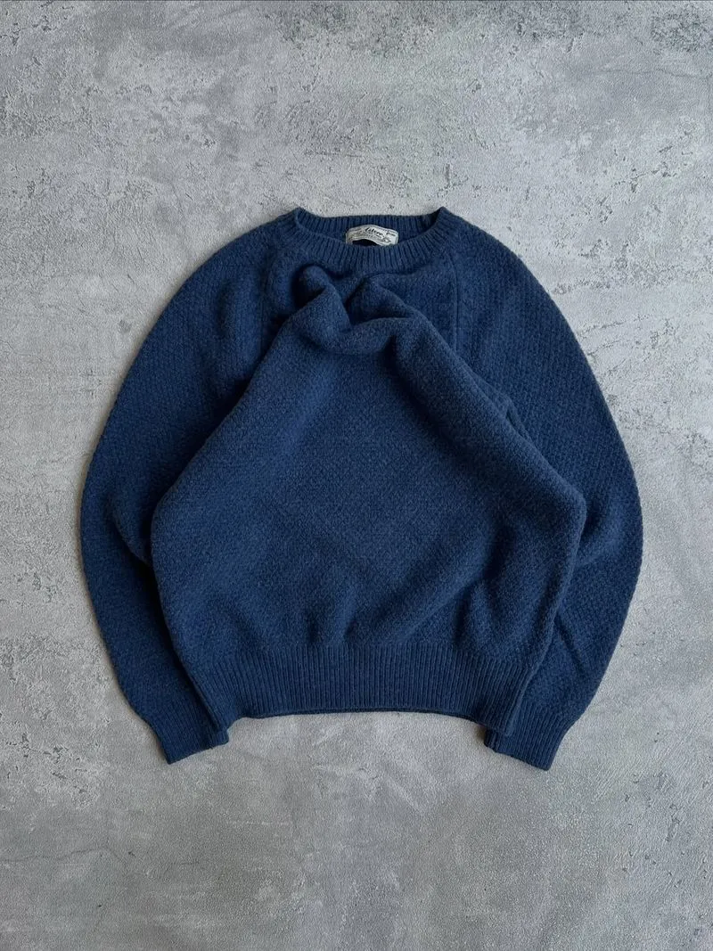 Aster knitwear textured waffle basic sweater photo 1