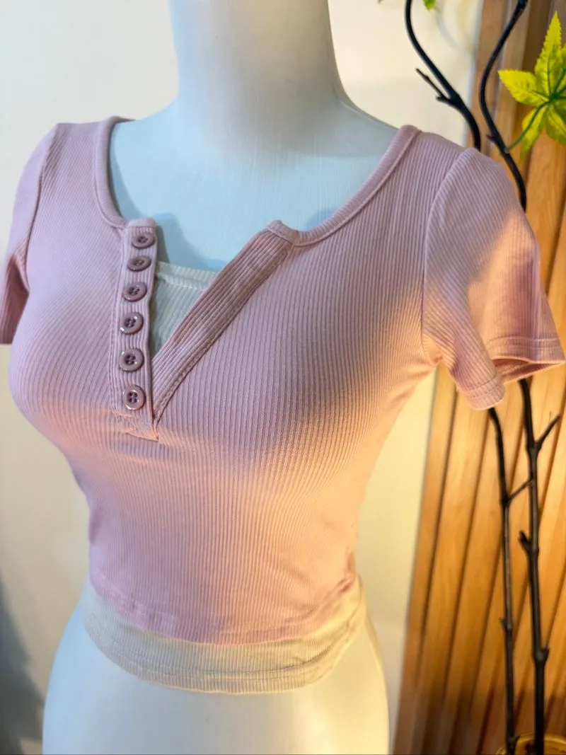 Kaos Crop Korean Style Import photo 1