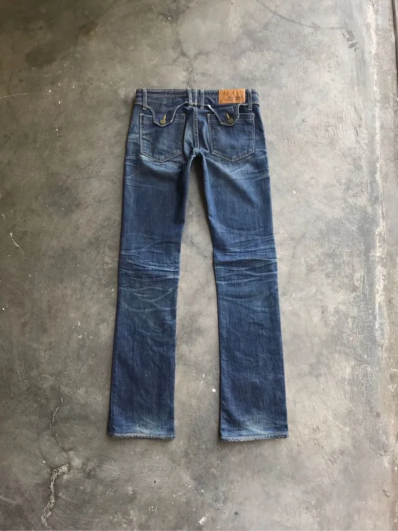 Blue blue japan super lowrise semi bootcut denim jeans photo 1