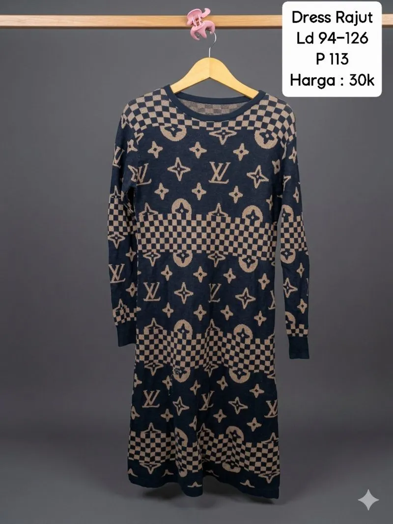 Dress rajut tebal photo 1
