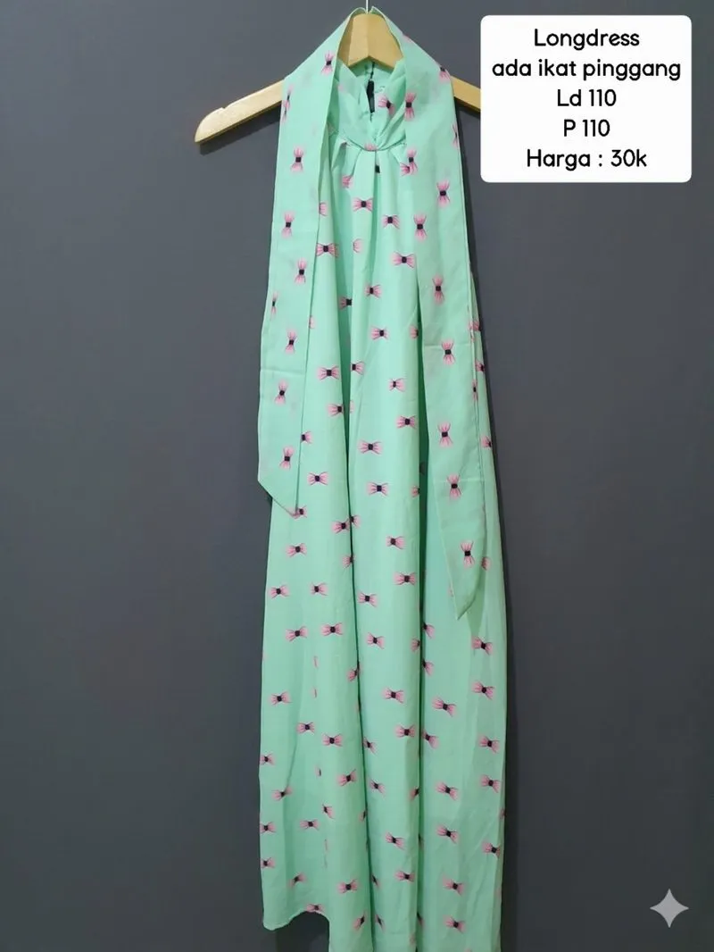 Dress kerah bulat photo 1