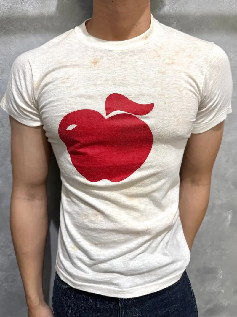 80s Thrashed Vintage Apple Gang T Shirt photo 1