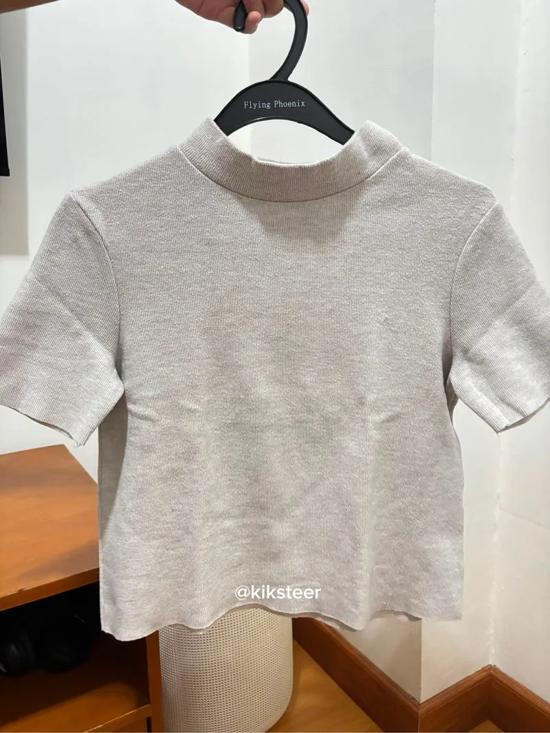 Knit Top Abu Muda Mock Neck photo 1