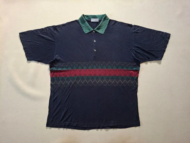 POLO SHIRT MAGLIERIA BORG MADE IN ITALY ORIGINAL 100% photo 1