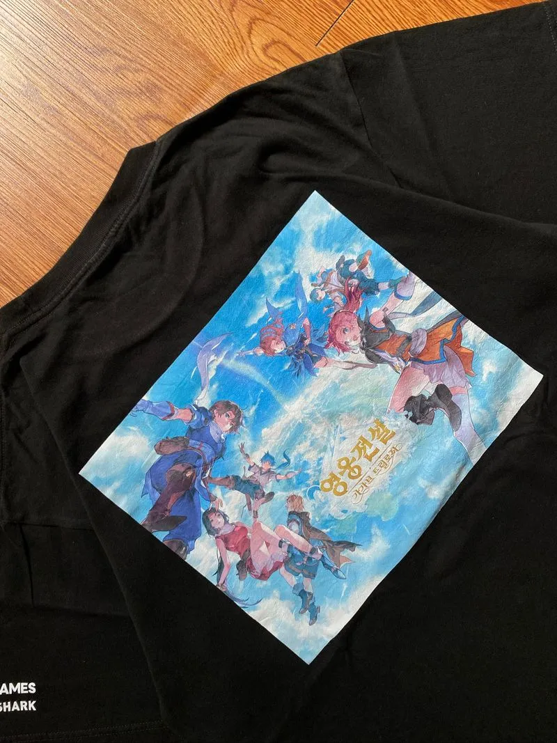 Kaos Art Hitam Game Shark photo 1