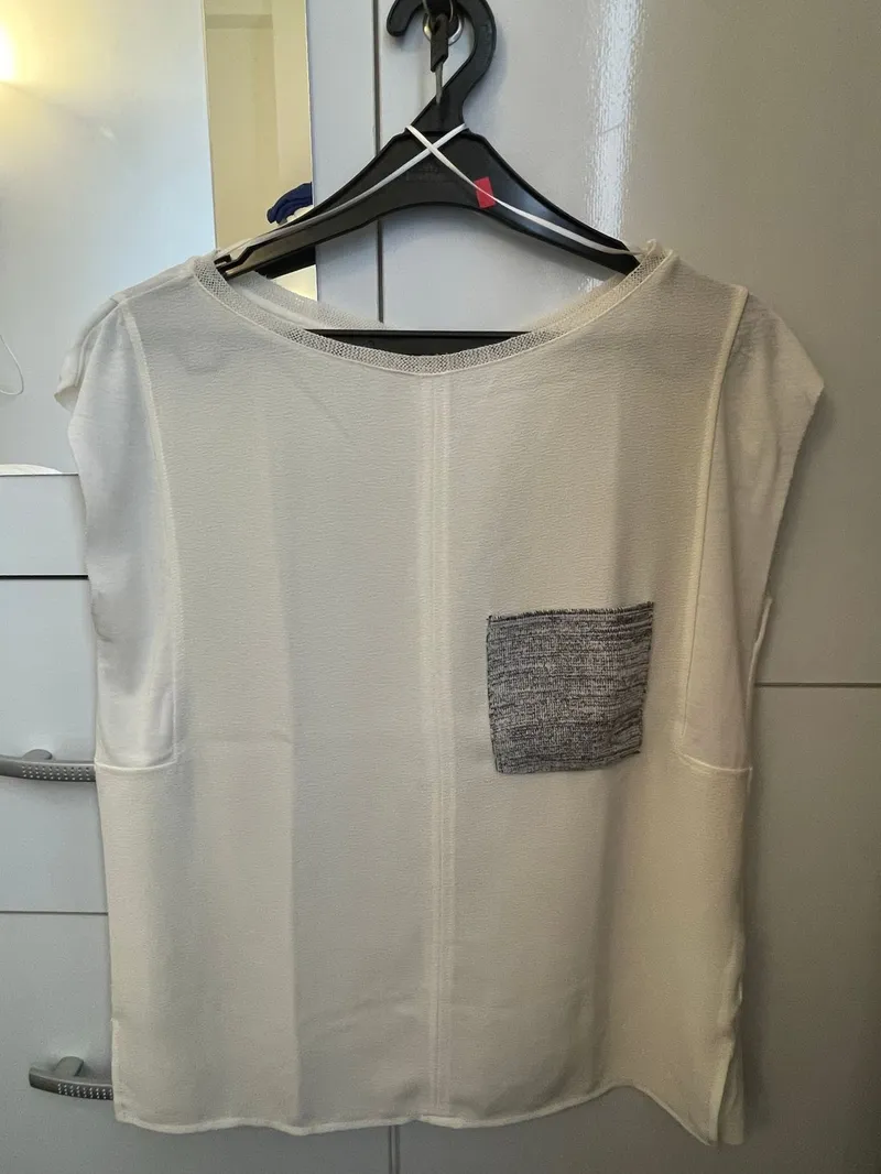 ZARA Casual T-shirt Wanita white photo 1