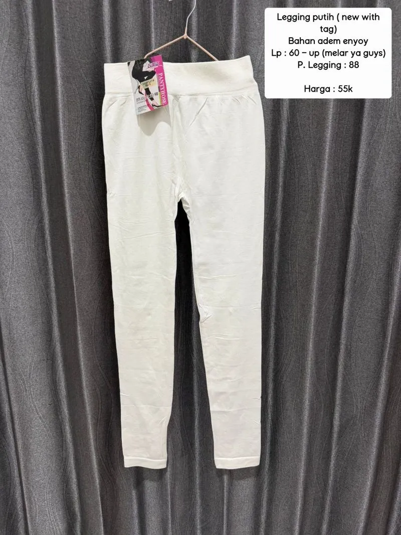 Legging putih new photo 1