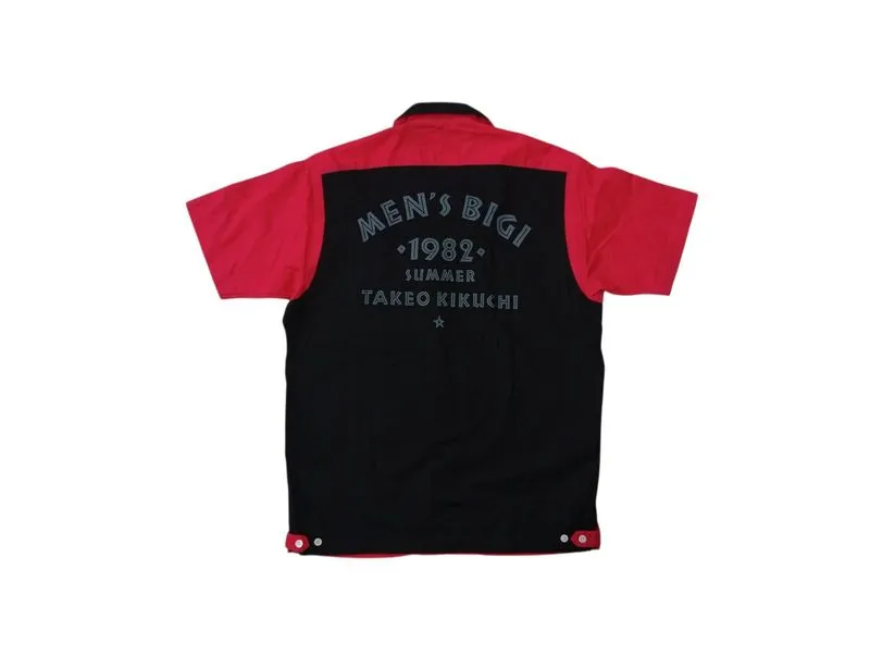 Mens Bigi x Takeo Kikuchi loop collar shirt photo 1