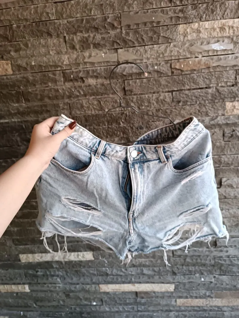HnM Ripped Jeans Shorts photo 1