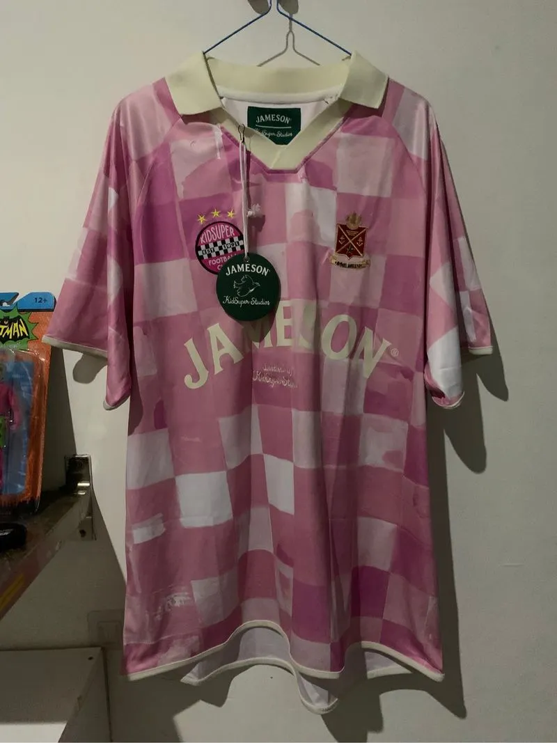 Jameson x KidSuper Pink Checker Jersey photo 1